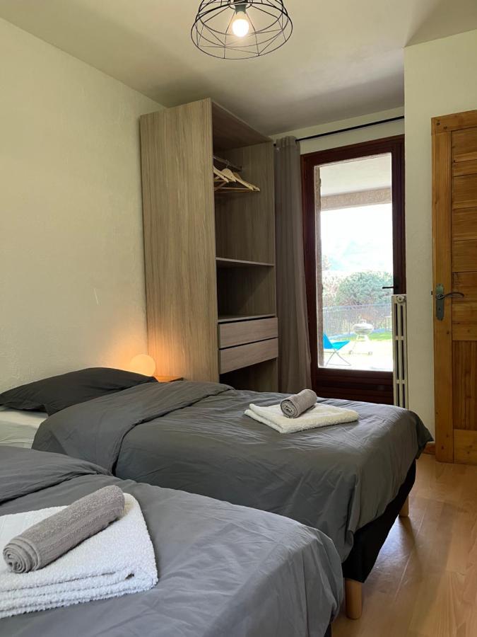 Appartement Rez De Jardin, 2 Chambres/ 4 Personnes, Garage. Briançon Exterior foto